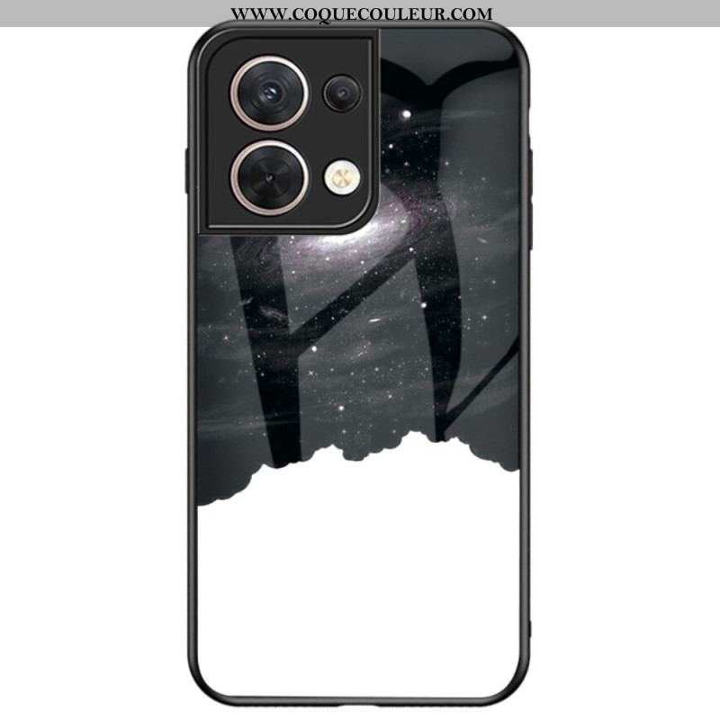 Coque Oppo Reno 8 Verre Trempé Motif