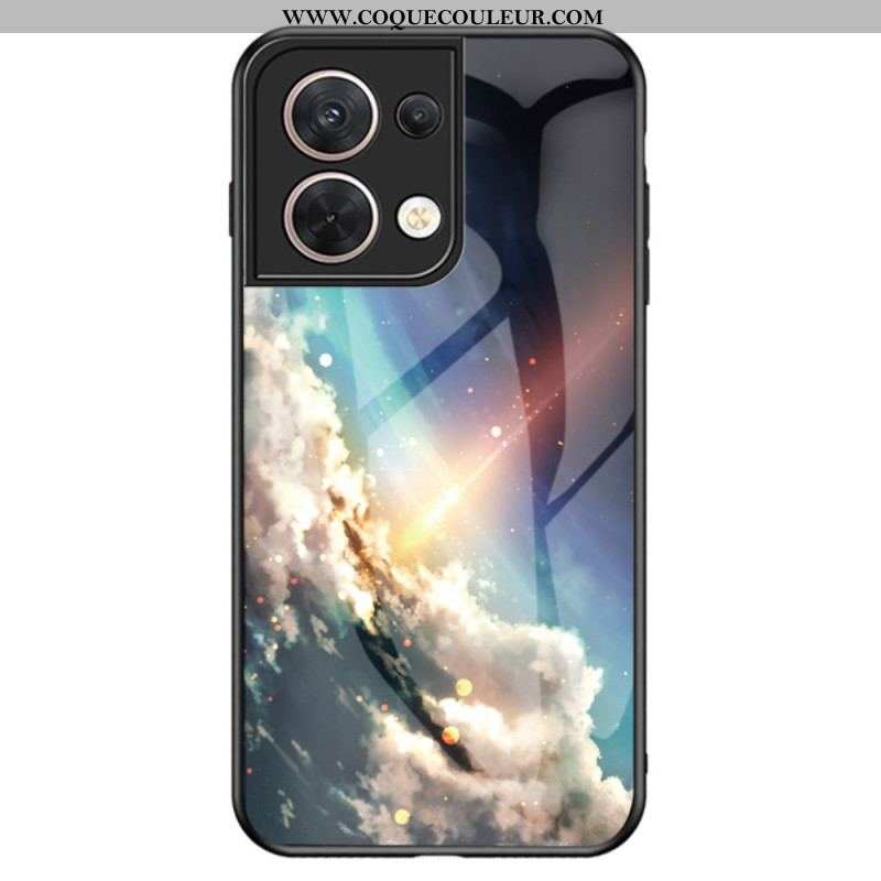 Coque Oppo Reno 8 Verre Trempé Motif