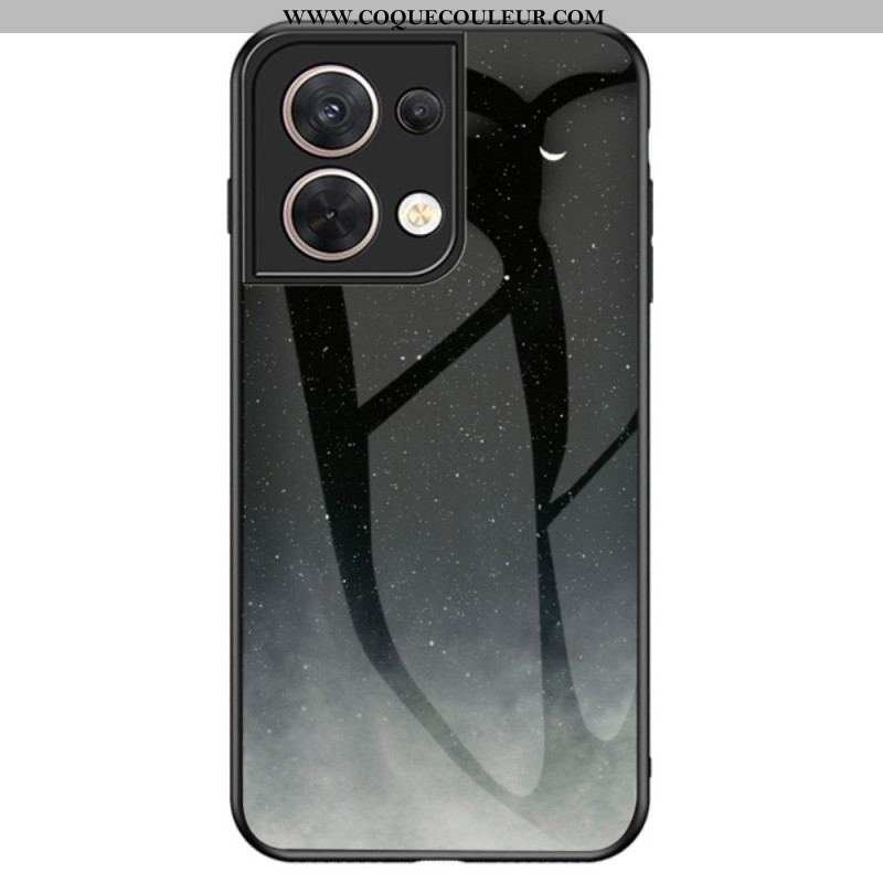 Coque Oppo Reno 8 Verre Trempé Motif