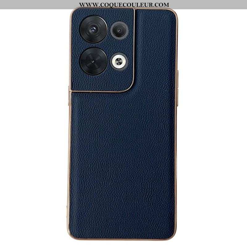 Coque Oppo Reno 8 Vrai Cuir Premium