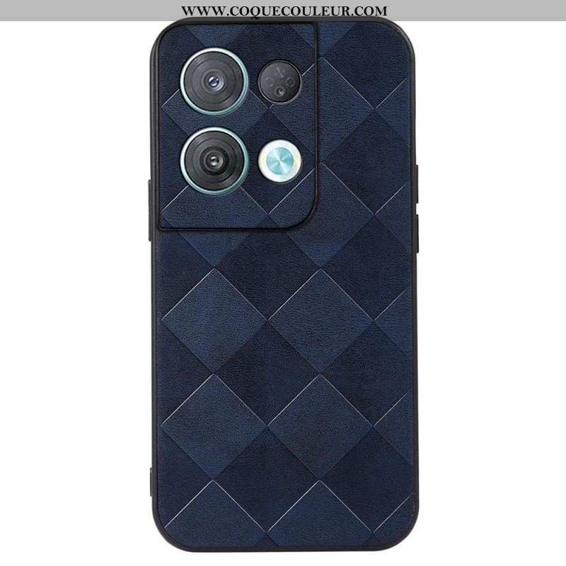 Coque Oppo Reno 8 Style Tissé