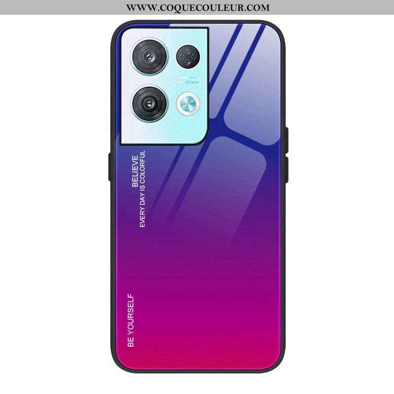 Coque Oppo Reno 8 Pro Verre Trempé Believe