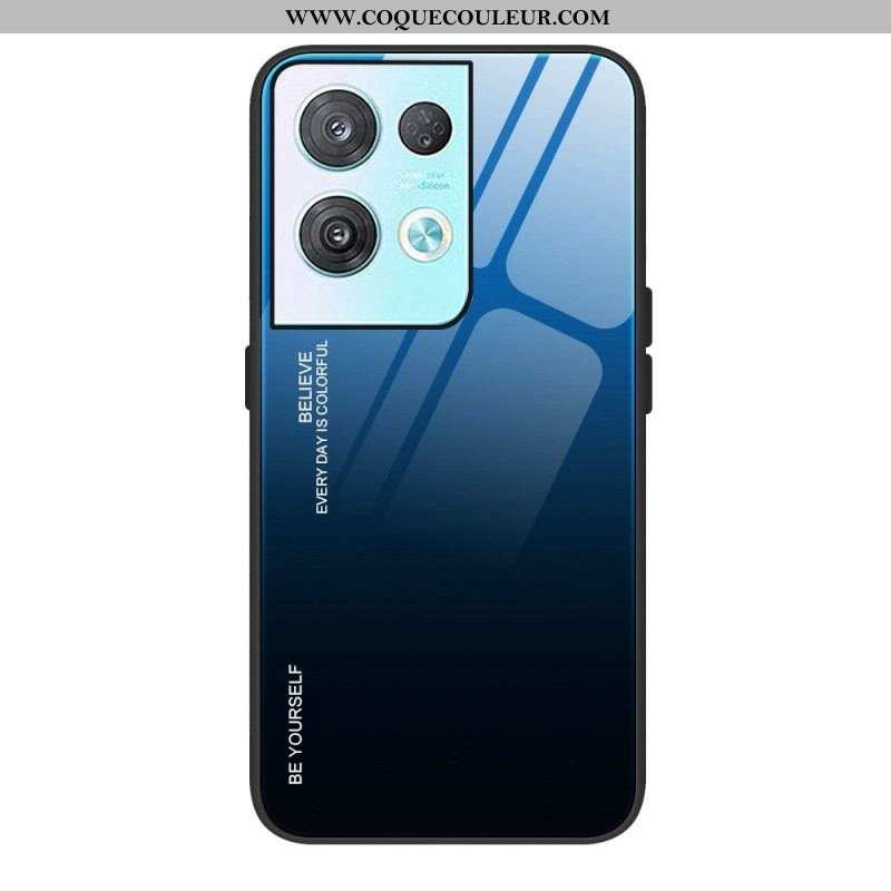 Coque Oppo Reno 8 Pro Verre Trempé Believe