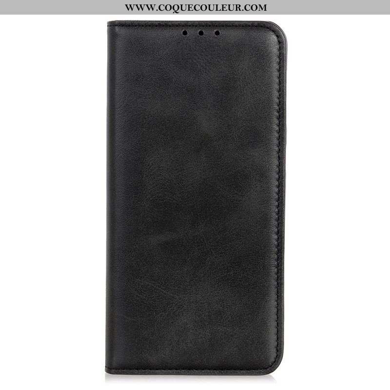 Flip Cover Samsung Galaxy A13 5G / A04s Cuir Fendu