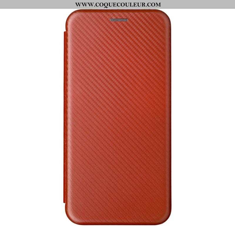 Flip Cover Samsung Galaxy A13 5G / A04s Fibre Carbone