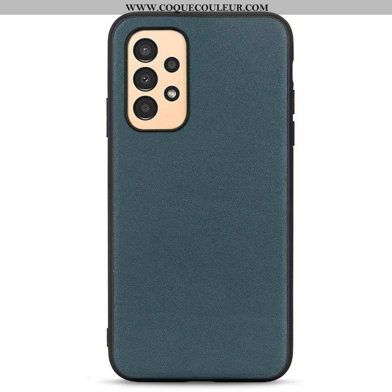 Coque Samsung Galaxy A13 Véritable Cuir