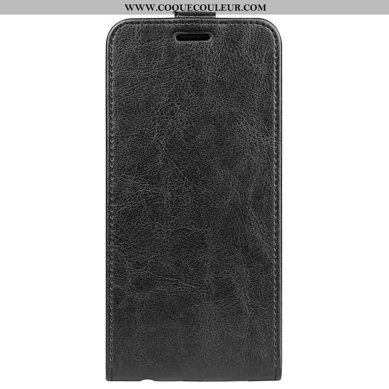 Housse Samsung Galaxy A13 Effet Cuir Rabat Vertical