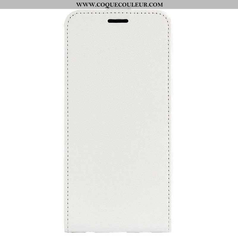 Housse Samsung Galaxy A13 Effet Cuir Rabat Vertical