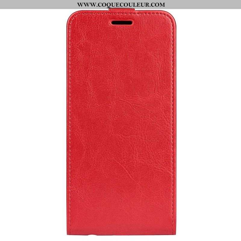 Housse Samsung Galaxy A13 Effet Cuir Rabat Vertical