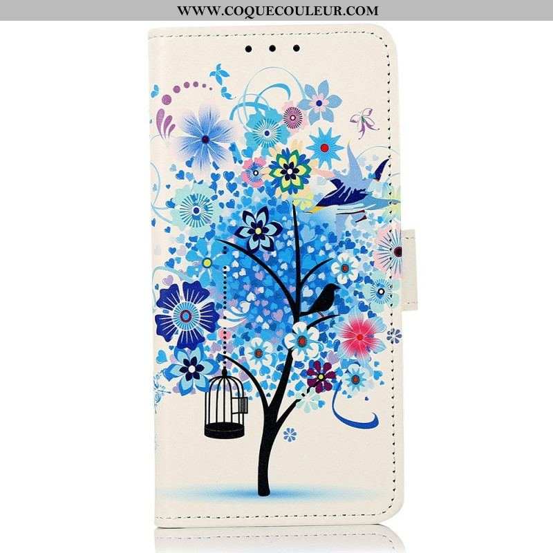 Housse Samsung Galaxy A14 5G / A14 Arbre Fleuri