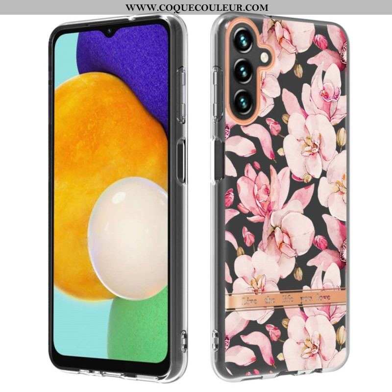 Coque Samsung Galaxy A14 5G / A14 Fleurs Colorées