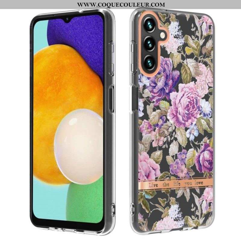 Coque Samsung Galaxy A14 5G / A14 Fleurs Colorées