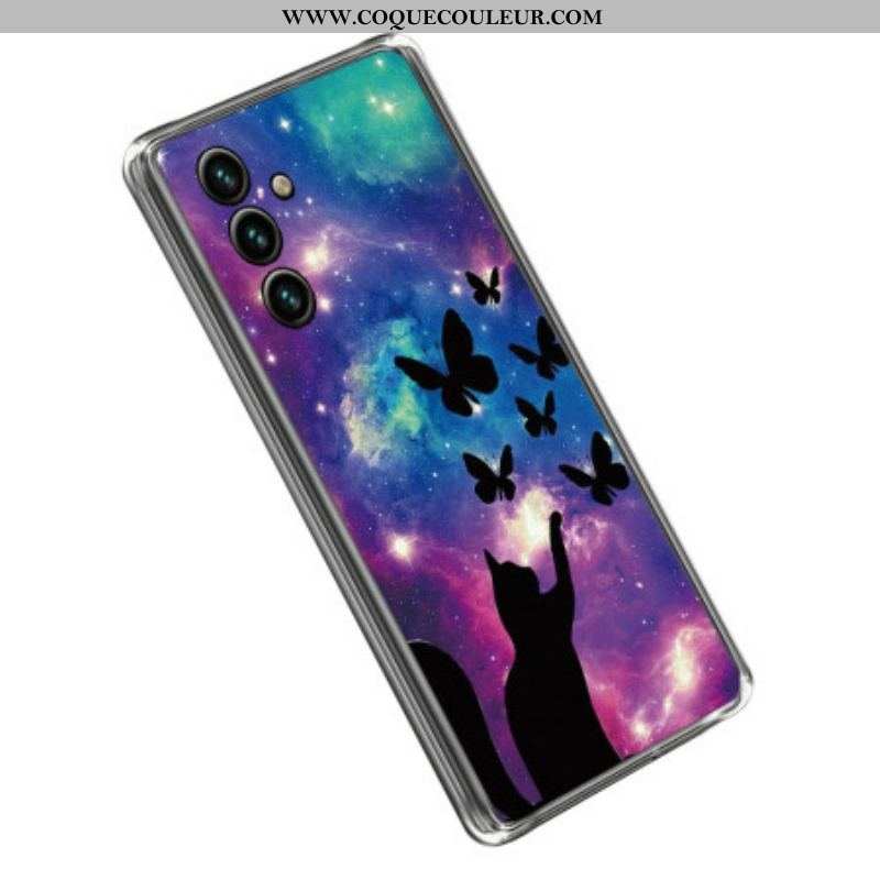 Coque Samsung Galaxy A14 5G / A14 Silicone Chat en Espace