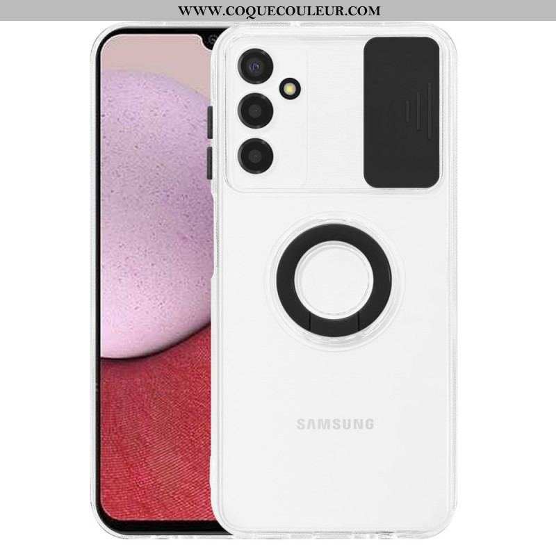 Coque Samsung Galaxy A14 5G / A14 Transparente avec Anneau-Support