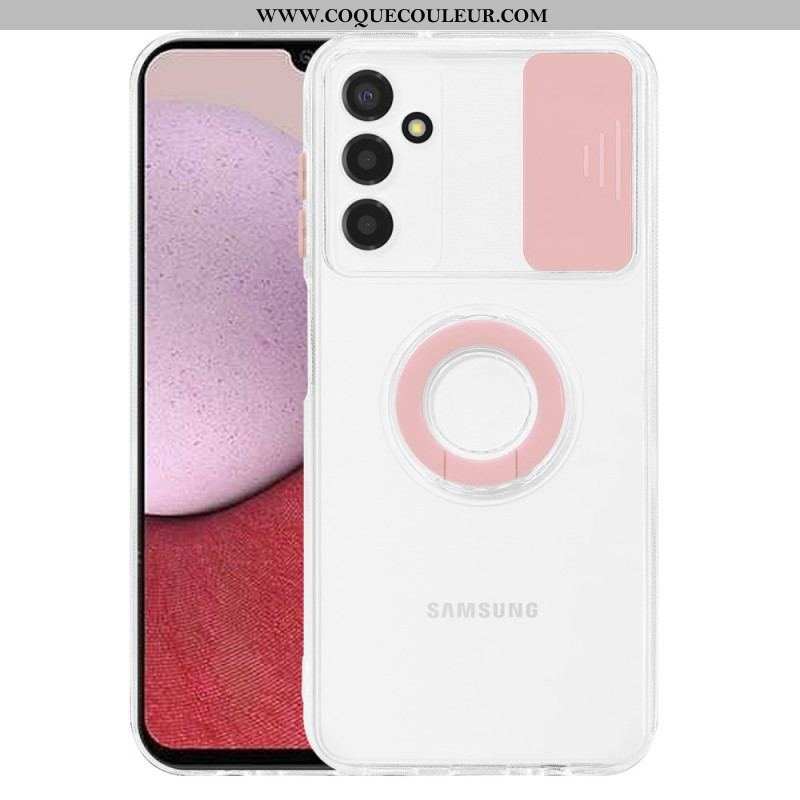 Coque Samsung Galaxy A14 5G / A14 Transparente avec Anneau-Support