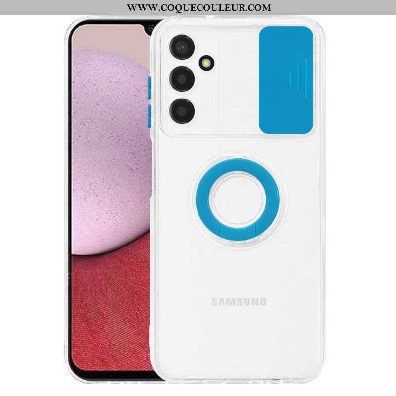 Coque Samsung Galaxy A14 5G / A14 Transparente avec Anneau-Support