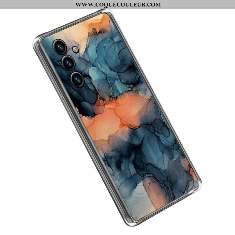 Coque Samsung Galaxy A14 5G / A14 Marbre Aquarelle