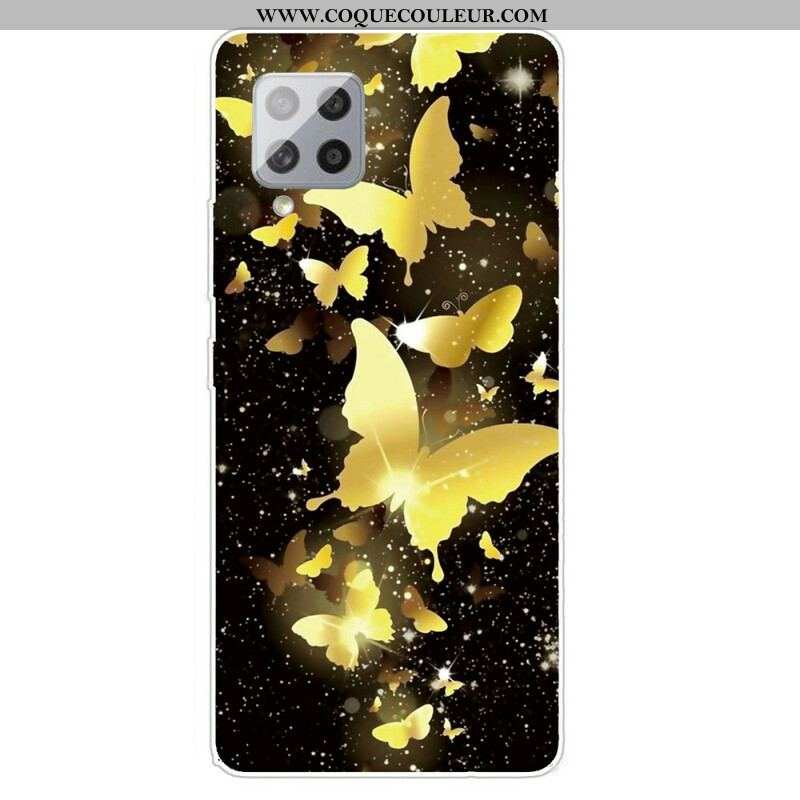 Coque Samsung Galaxy A42 5G Papillons Papillons