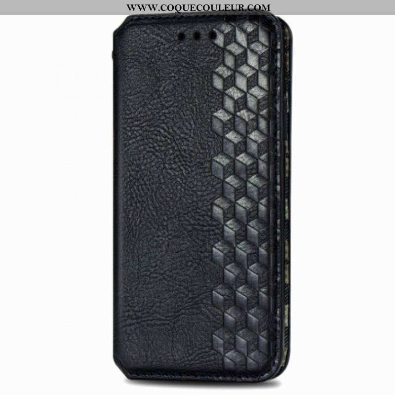 Flip Cover Samsung Galaxy A42 5G Effet Cuir Texture Diamant