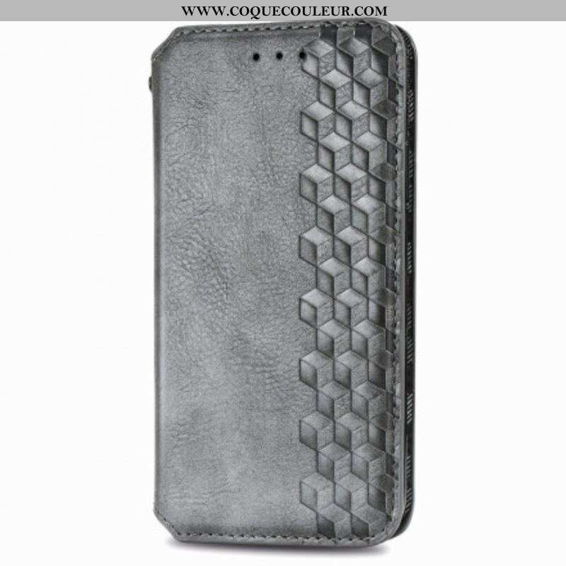 Flip Cover Samsung Galaxy A42 5G Effet Cuir Texture Diamant