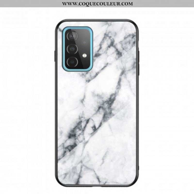 Coque Samsung Galaxy A52 4G / A52 5G / A52s 5G Verre Trempé Marble Colors