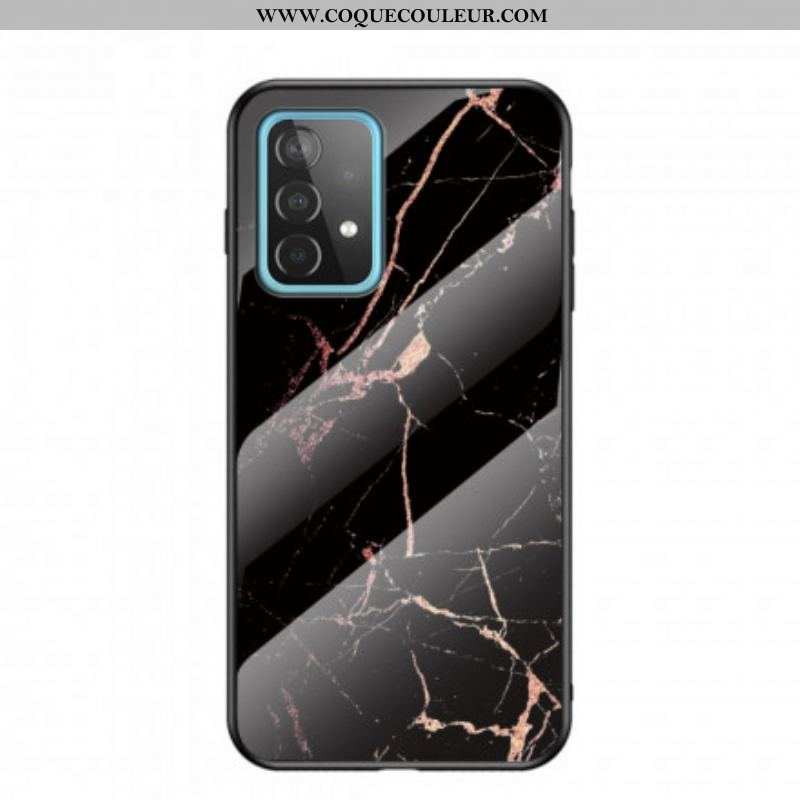 Coque Samsung Galaxy A52 4G / A52 5G / A52s 5G Verre Trempé Marble Colors