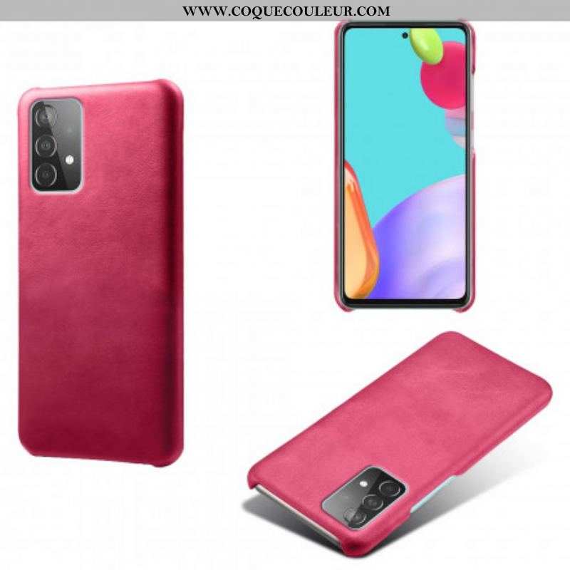 Coque Samsung Galaxy A52 4G / A52 5G / A52s 5G Effet Cuir KSQ