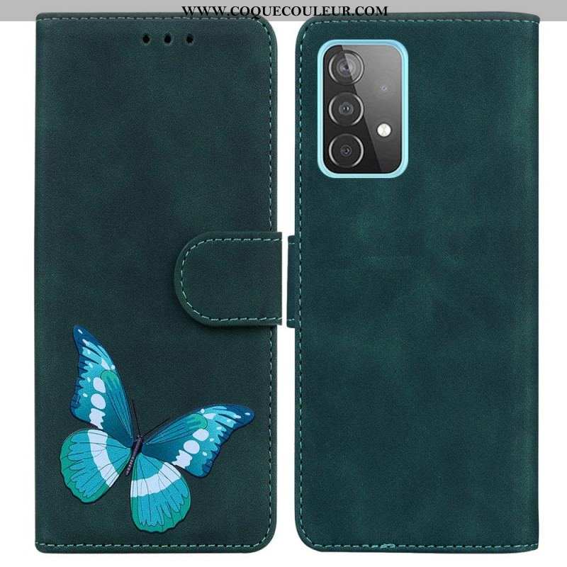 Housse Samsung Galaxy A52 4G / A52 5G / A52s 5G Skin-Touch Papillon