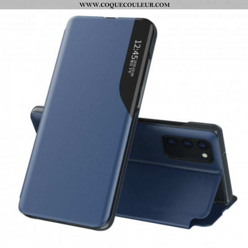 View Cover Samsung Galaxy A52 4G / A52 5G / A52s 5G Simili Cuir Texturé