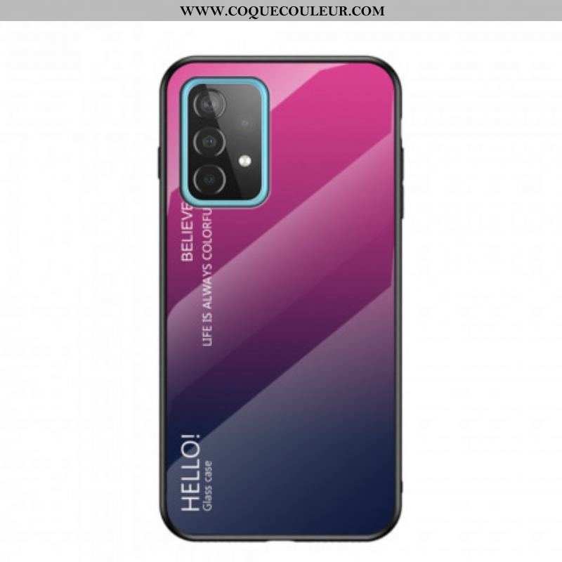 Coque Samsung Galaxy A52 4G / A52 5G / A52s 5G Verre Trempé Hello