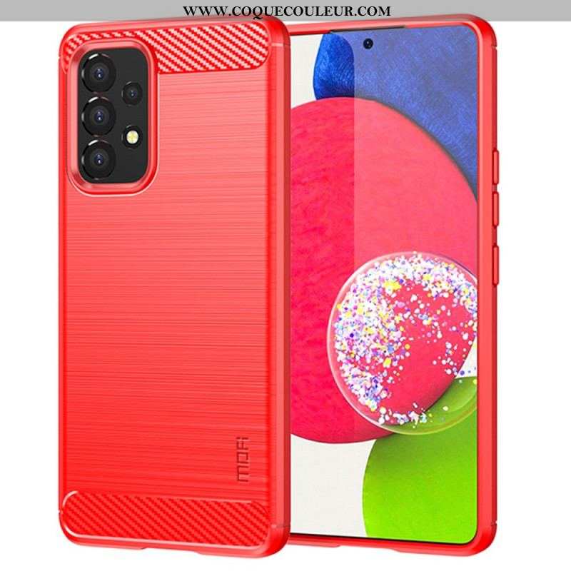 Coque Samsung Galaxy A53 5G Fibre Carbone Brossée MOFI