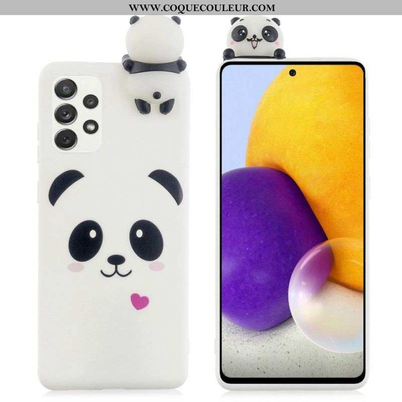 Coque Samsung Galaxy A53 5G Love Panda 3D