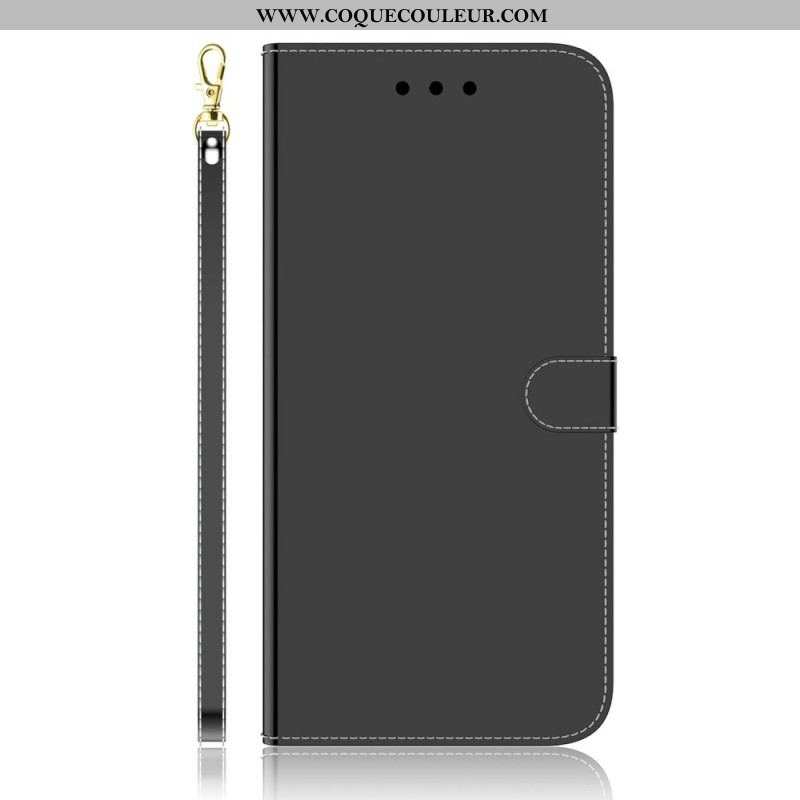 Housse Samsung Galaxy A53 5G Simili Cuir Couverture Miroir