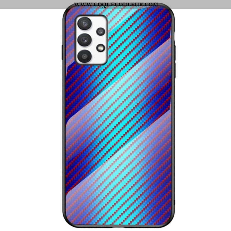 Coque Samsung Galaxy A53 Verre Trempé Fibre Carbone