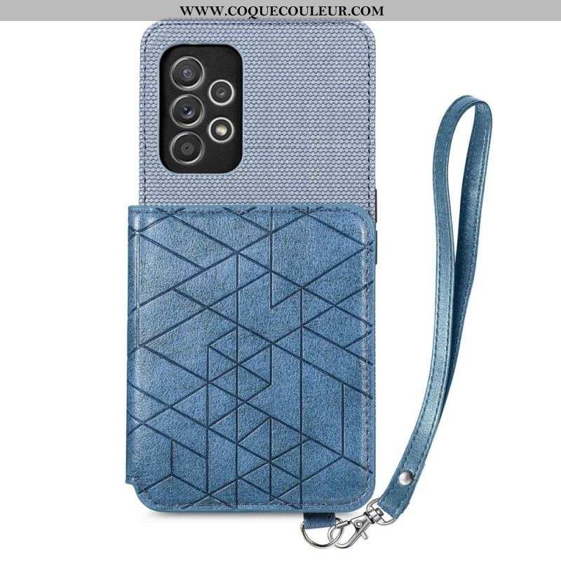 Coque Samsung Galaxy A53 5G Porte-Cartes à Lanière