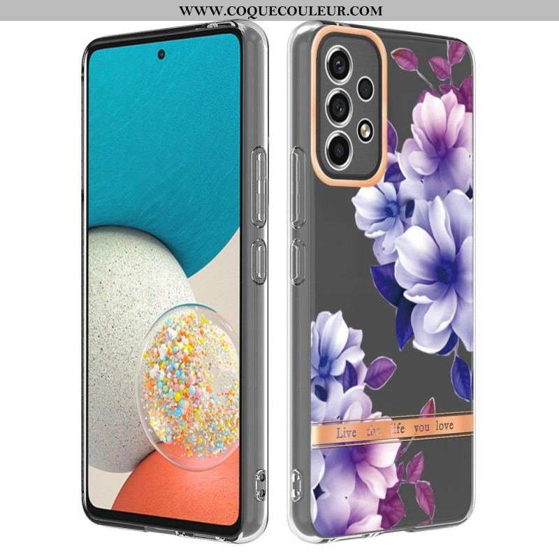 Coque Samsung Galaxy A53 5G Transparente Florale