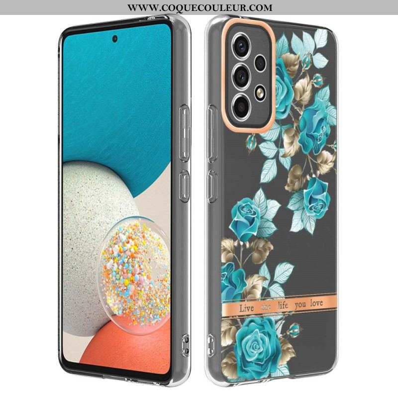 Coque Samsung Galaxy A53 5G Transparente Florale