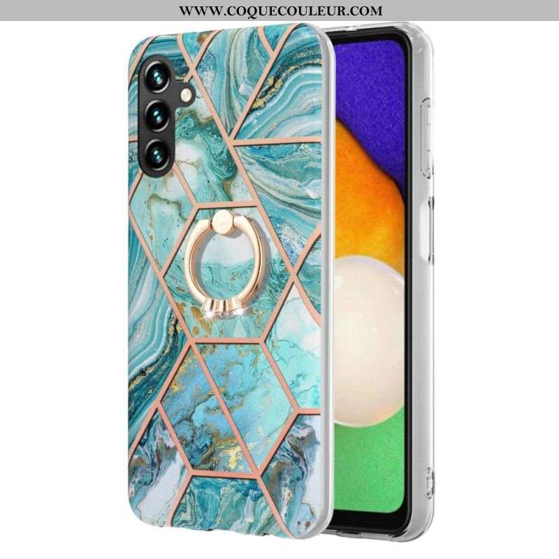 Coque A54 5G Marbre avec Anneau-Support