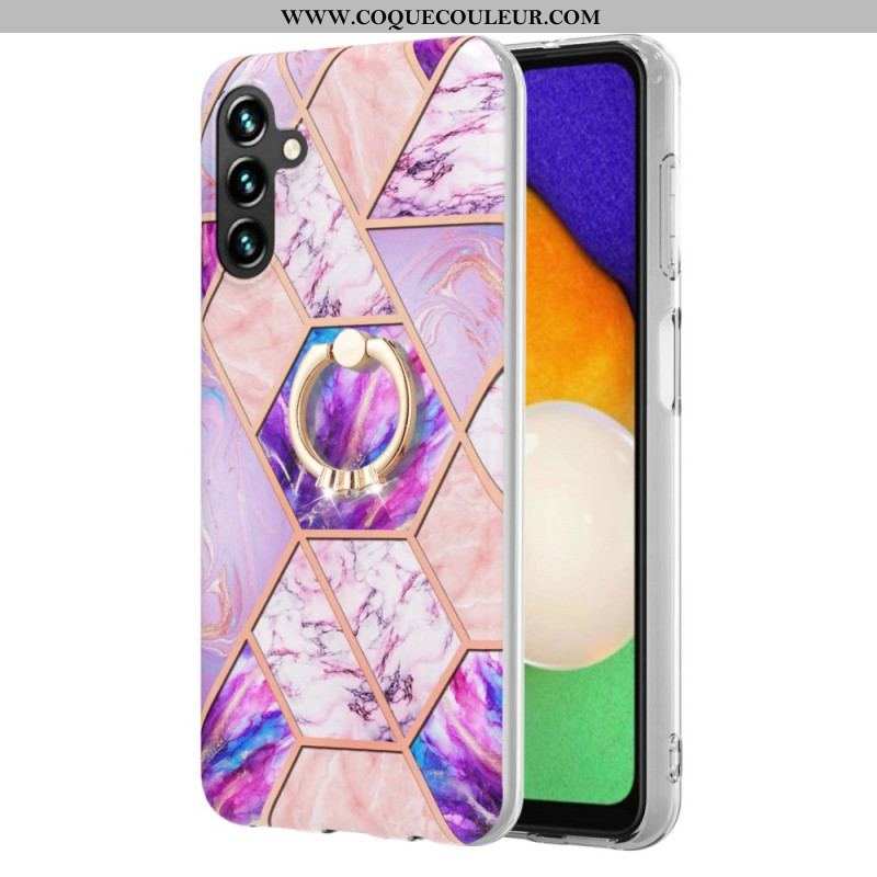 Coque A54 5G Marbre avec Anneau-Support