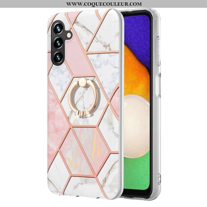 Coque A54 5G Marbre avec Anneau-Support