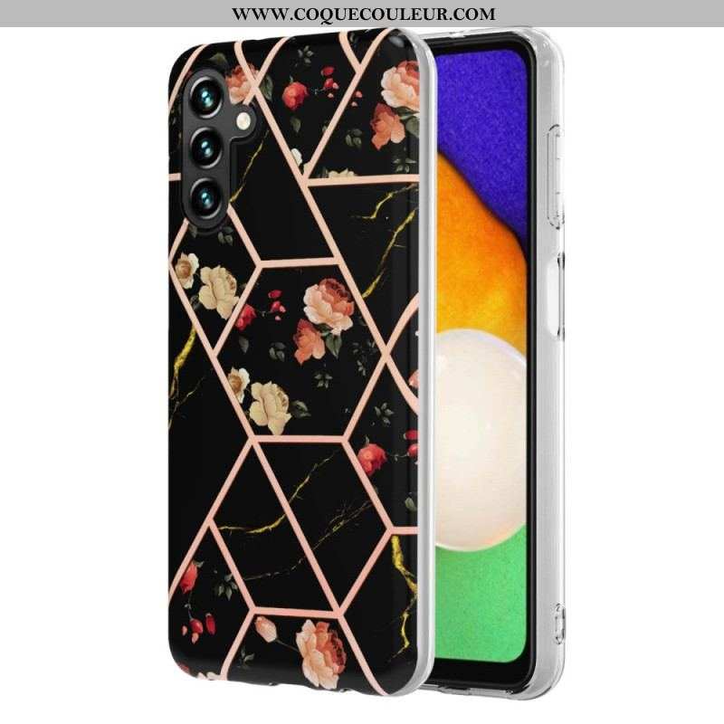 Coque Samsung Galaxy A54 5G Marbrée Florale