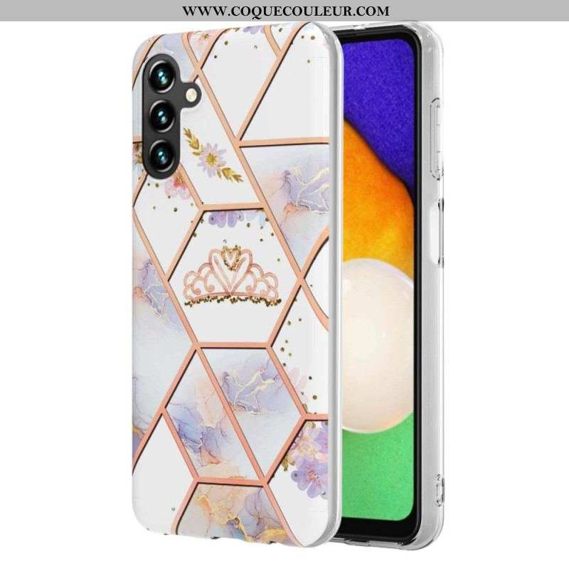 Coque Samsung Galaxy A54 5G Marbrée Florale