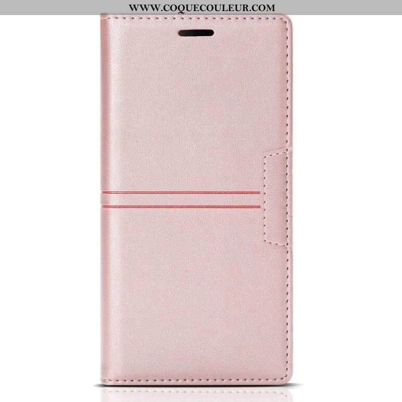 Flip Cover Samsung Galaxy A54 5G Style Cuir Couture