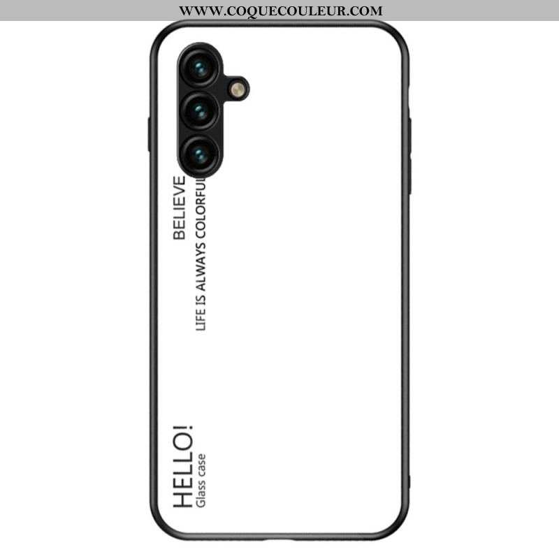 Coque Samsung Galaxy A54 5G Verre Trempé Hello