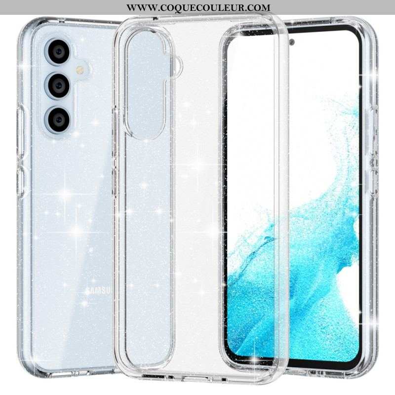 Coque Samsung Galaxy A54 5G Transparente Paillettes