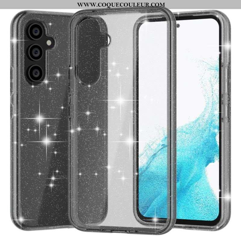 Coque Samsung Galaxy A54 5G Transparente Paillettes