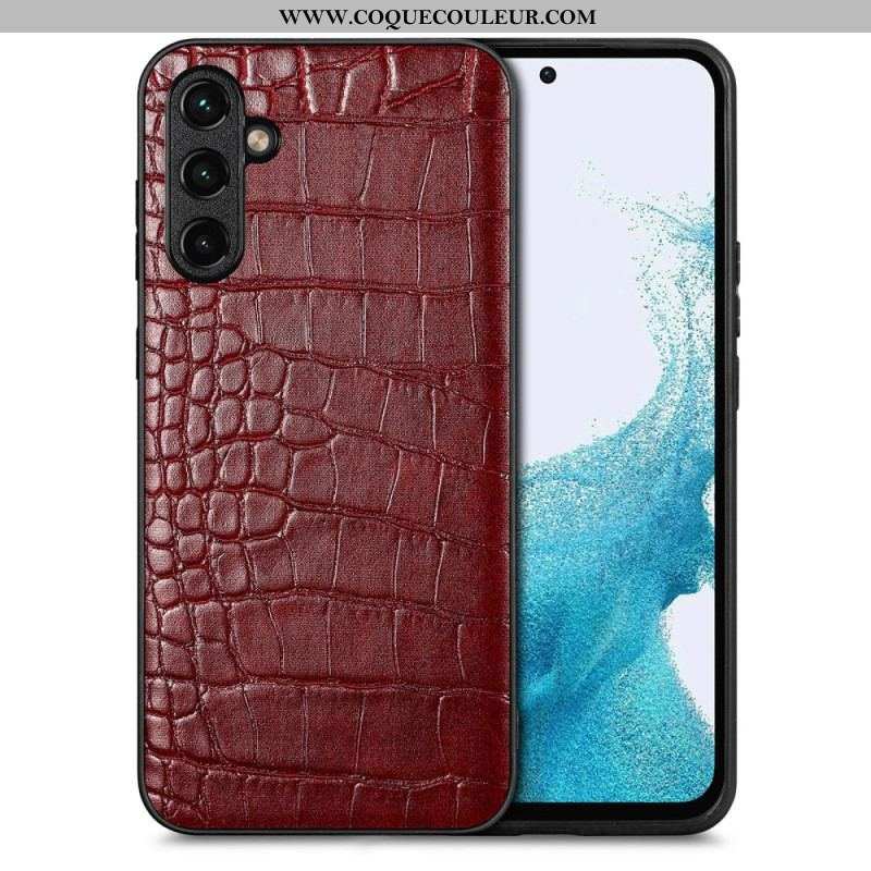 Coque Samsung Galaxy A54 5G Effet Peau de Crocodile