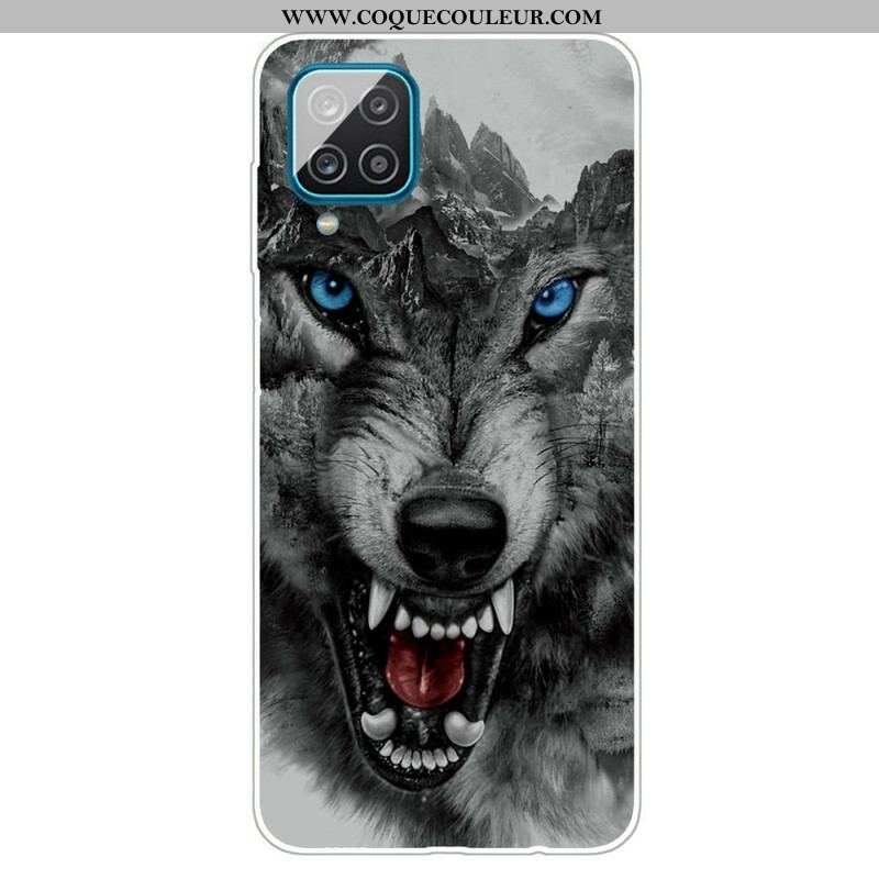 Coque Samsung Galaxy A12 / M12 Sublime Loup