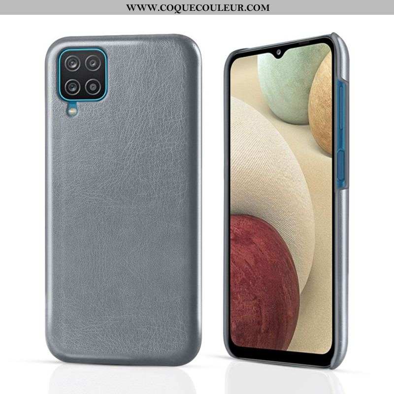 Coque Samsung Galaxy A12 / M12 Effet Cuir KSQ