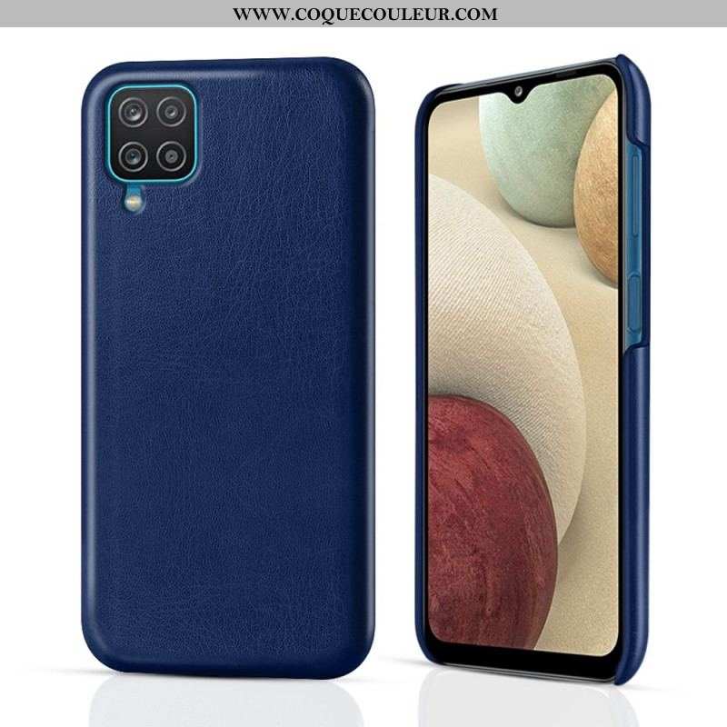 Coque Samsung Galaxy A12 / M12 Effet Cuir KSQ